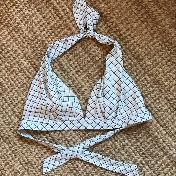 Ann Taylor halter bikini swim suit bra top only.  Size small. - Picture 3 of 8